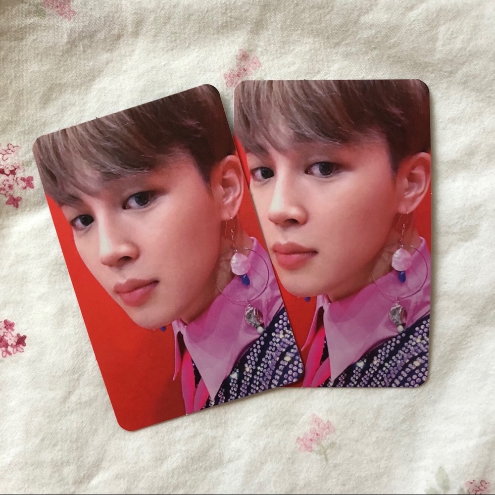 BTS jimin love yourself photocard